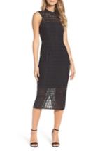Women's Cooper St Black Baccara Midi Dress - Black