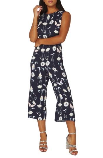 Women's Dorothy Perkins Culotte Jumpsuit Us / 8 Uk - Blue