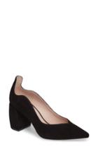 Women's James Chan Erin Chunky Heel Pump .5 M - Black