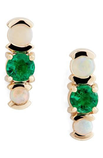 Women's Mociun Emerald & Opal Cluster Earrings (nordstrom Exclusive)