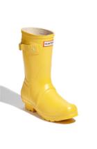 Women's Hunter 'original Short' Gloss Rain Boot M - Yellow