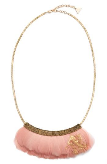 Women's Serefina Feather Bib Necklace