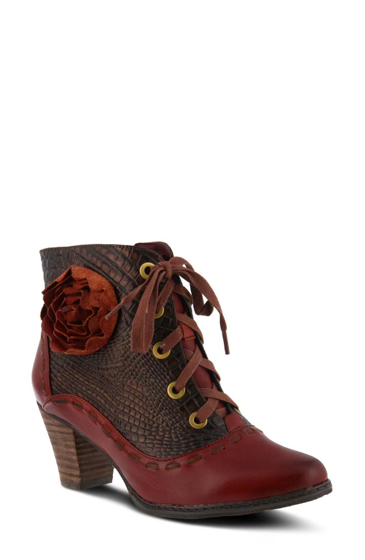 Women's L'artiste Sufi Bootie .5-10us / 41eu - Red
