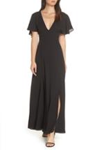 Women's Fame And Partners A-line Gown - Black