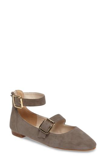 Women's Topshop Katrina Buckle Ballerina Flat