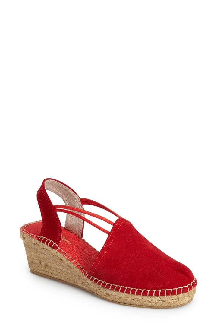 Women's Toni Pons 'tremp' Slingback Espadrille Sandal .5us / 37eu - Red