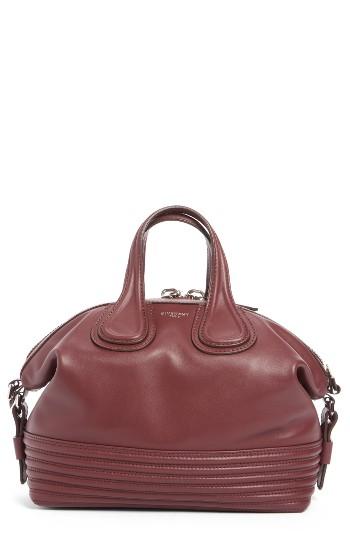 Givenchy Medium Nightingale Leather Satchel - Red