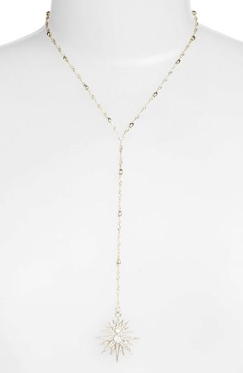 Women's Katherine Karambelas Halo Lariat Necklace