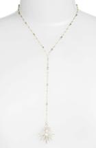 Women's Katherine Karambelas Halo Lariat Necklace