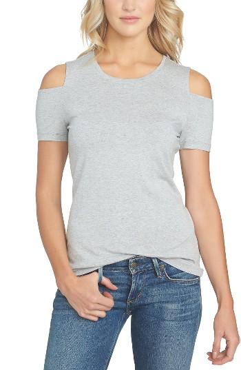 Women's 1.state Cold Shoulder Tee - Grey