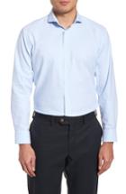 Men's Nordstrom Men's Shop Trim Fit Solid Dress Shirt .5 - 32/33 - Blue