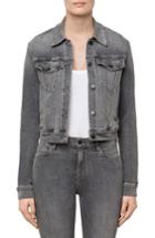 Women's J Brand Harlow Shrunken Denim Jacket - Grey