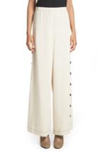 Women's Tracy Reese Side Button Wide Leg Pants - Beige