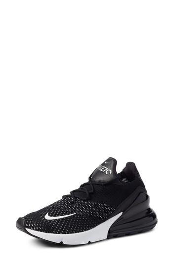 Women's Nike Air Max 270 Flyknit Sneaker M - Black