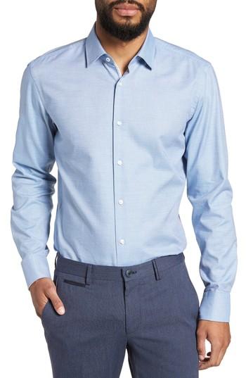 Men's Boss Ismo Slim Fit Print Dress Shirt