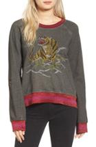 Women's Pam & Gela Embroidered Split Back Sweatshirt