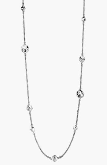 Women's John Hardy Dot Hammered Station Necklace