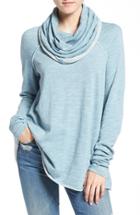 Women's Free People 'beach Cocoon' Cowl Neck Pullover /small - Orange