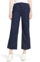 Women's Ag Etta High Waist Crop Wide Leg Jeans - Blue