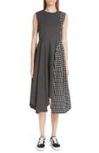 Women's Paskal Dot Print Sleeveless Fit & Flare Dress - Black