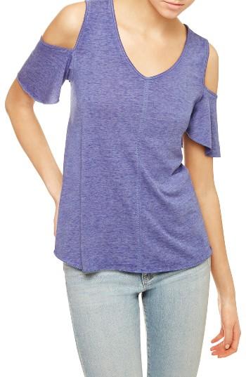 Women's Sanctuary Dahlia Cold Shoulder Tee - Blue