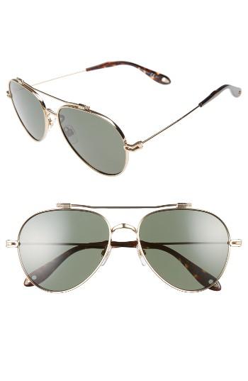 Women's Givenchy 58mm Aviator Sunglasses -