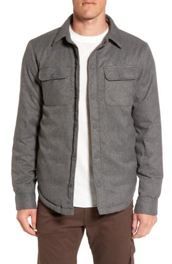 Men's Prana Showdown Shirt Jacket - Grey
