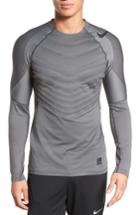 Men's Nike Pro Aeroloft Long Sleeve Fitted T-shirt - Black
