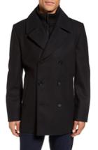 Men's Vince Camuto Dock Peacoat - Black