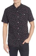 Men's Rvca Party All The Time Print Woven Shirt