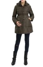 Women's Kimi And Kai 'marlo' Water Resistant Down Maternity Parka - Green