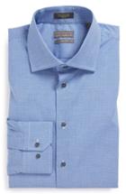 Men's Calibrate Trim Fit Non-iron Check Dress Shirt