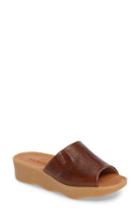 Women's Famolare Slide N Sleek Wedge Slide Sandal M - Brown