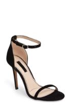 Women's Topshop Rosalie Ankle Strap Sandal .5us / 35eu - Black