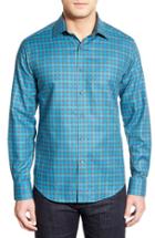 Men's Bugatchi Shaped Fit Gingham Sport Shirt