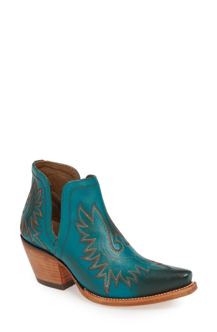 Women's Ariat Dixon Bootie M - Blue/green