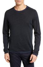 Men's Robert Barakett Mahone Merino Wool Sweater - Blue