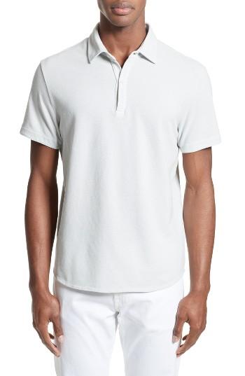 Men's Eidos Napoli Pique Polo - Metallic