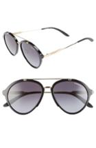 Men's Carrera Eyewear 54mm Aviator Sunglasses - Shiny Black Gold