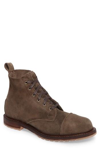 Men's Allen Edmonds Caen Cap Toe Boot D - Beige