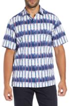 Men's Tommy Bahama Fresco Falls Fit Sport Shirt, Size Small - Blue