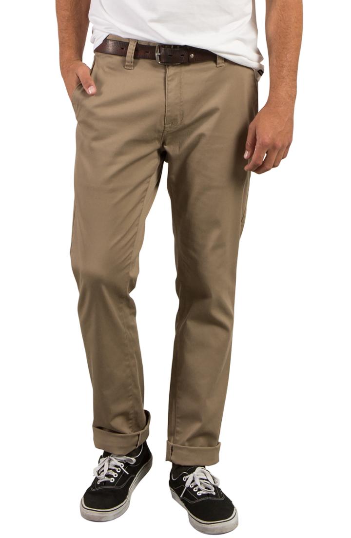 Men's Volcom Modern Stretch Chino Pants - Beige