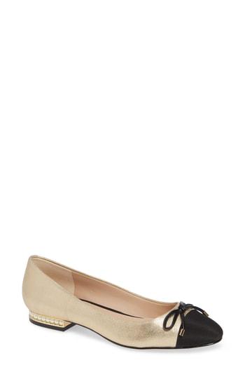 Women's Karl Lagerfeld Paris Nantes Flat M - Metallic