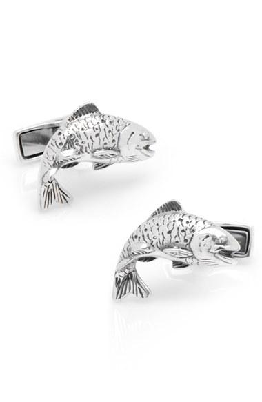 Men's Ox And Bull Trading Co. 'salmon' Cuff Links
