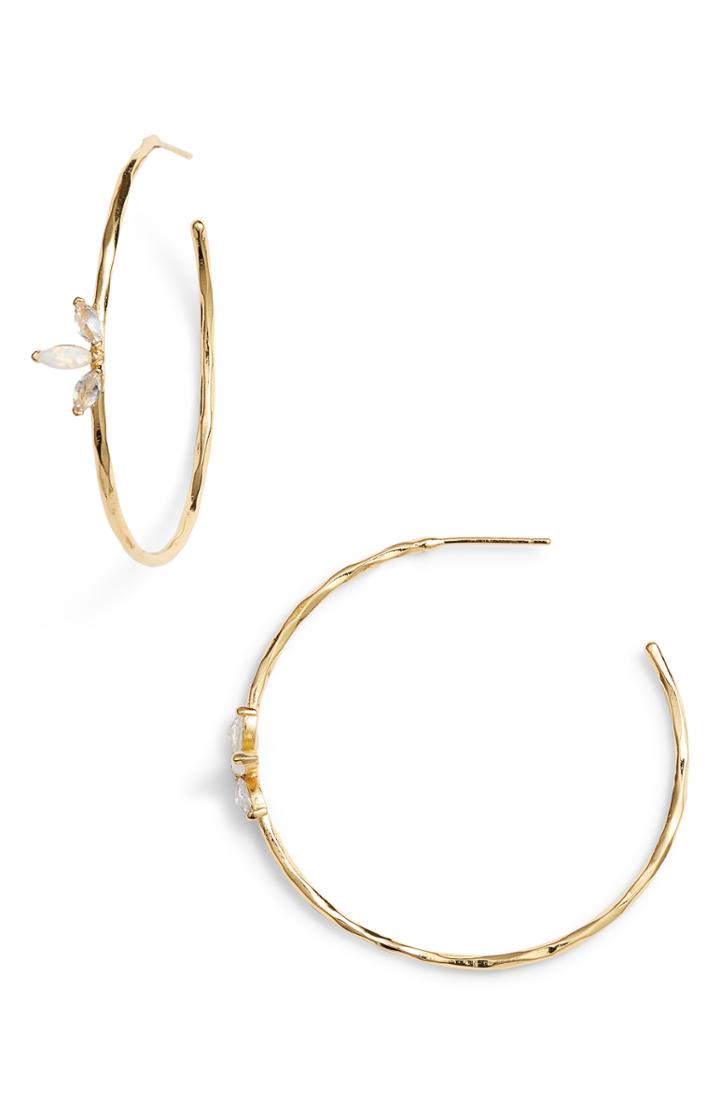 Women's Saloni Ginny Floral Print Embellished Sleeve Silk Dress