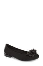 Women's David Tate Magnetic Ballet Flat M - Black