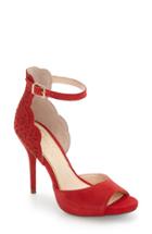 Women's Jessica Simpson Bellona Ankle Strap Sandal M - Red