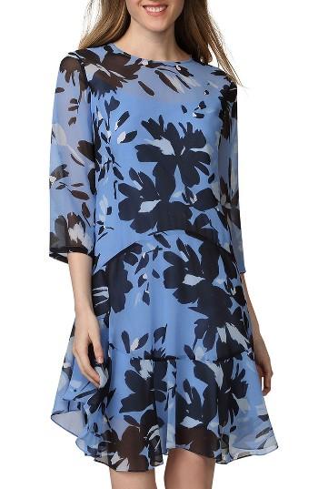 Women's Donna Morgan Floral A-line Dress