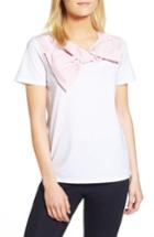 Women's 1901 Woven Bow Tee - White