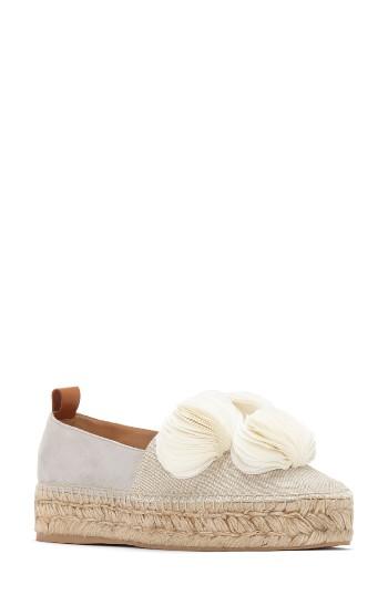 Women's Mercedes Castillo Marianna Espadrille Platform Slip-on M - White